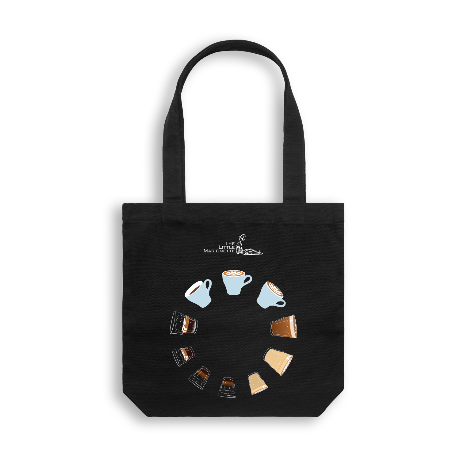 The Little Marionette Cups Tote Bag
