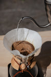 Chemex filters in use