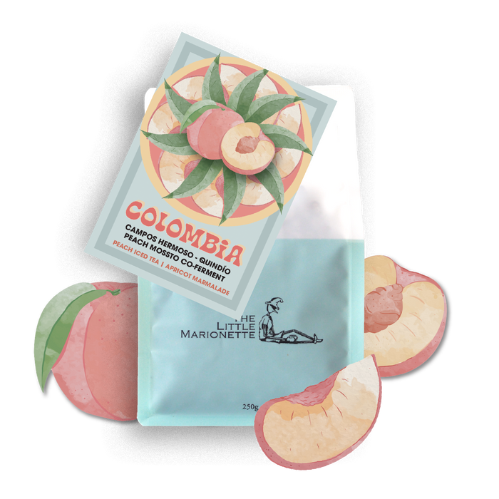 Colombia |  Campos Hermoso ~ Quindío Peach Mossto