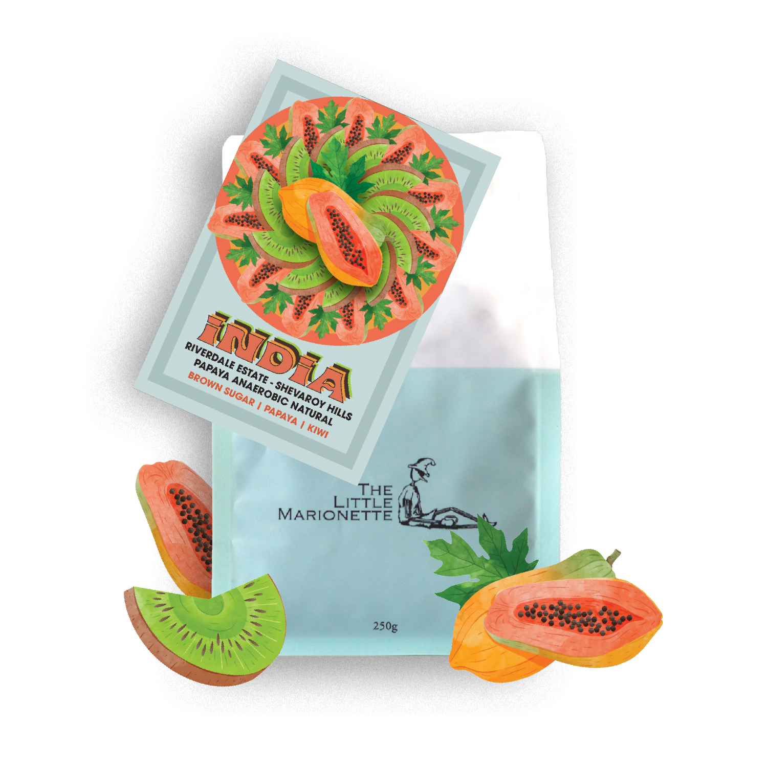 India | Riverdale Estate ~ Papaya Anaerobic Natural