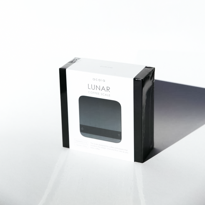 Acaia Lunar coffee scale packaging